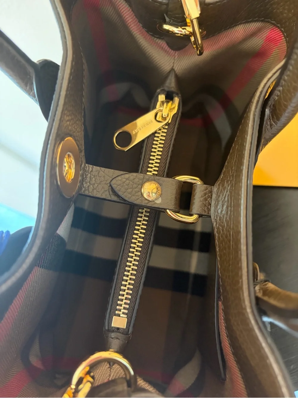 NWT Burberry Mini Bermondsey Bag